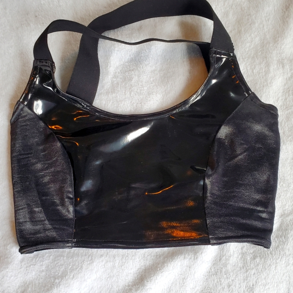 Blackmilk Crossing Over Crop Top